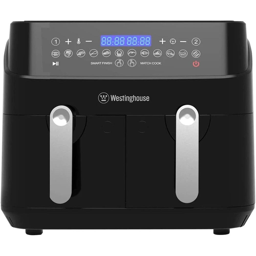 Westinghouse Dual Zone Air Fryer, DUAL ZONE TECHNOLOGY, 12-IN-1 FAT REDUCING